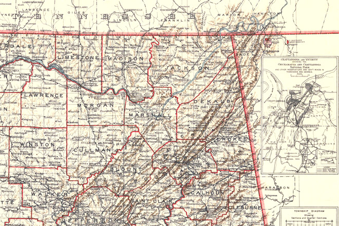 Dekalb County Alabama Map & History
