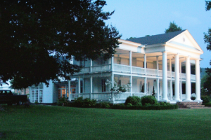 Antebellum Winston Place B&B located at the base of Lookout Mountain in Alabama.