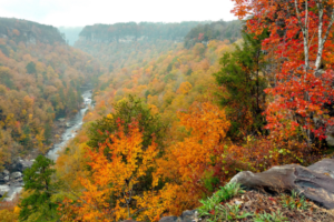 Little River Canyon National Preserve Overlook in Fall