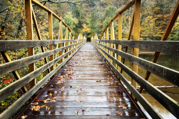 High Falls bridge by Patty Tucker - Visit Lookout Mountain