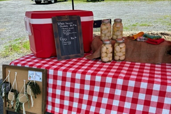 Geraldine Farmers Market, located on Sand Mountain