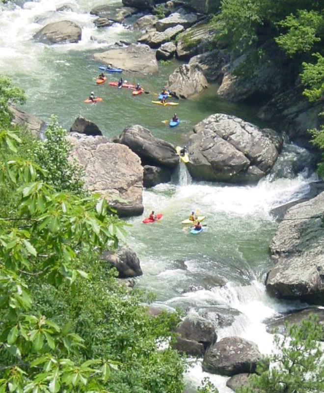 Blue Hole Beach at Little River Canyon